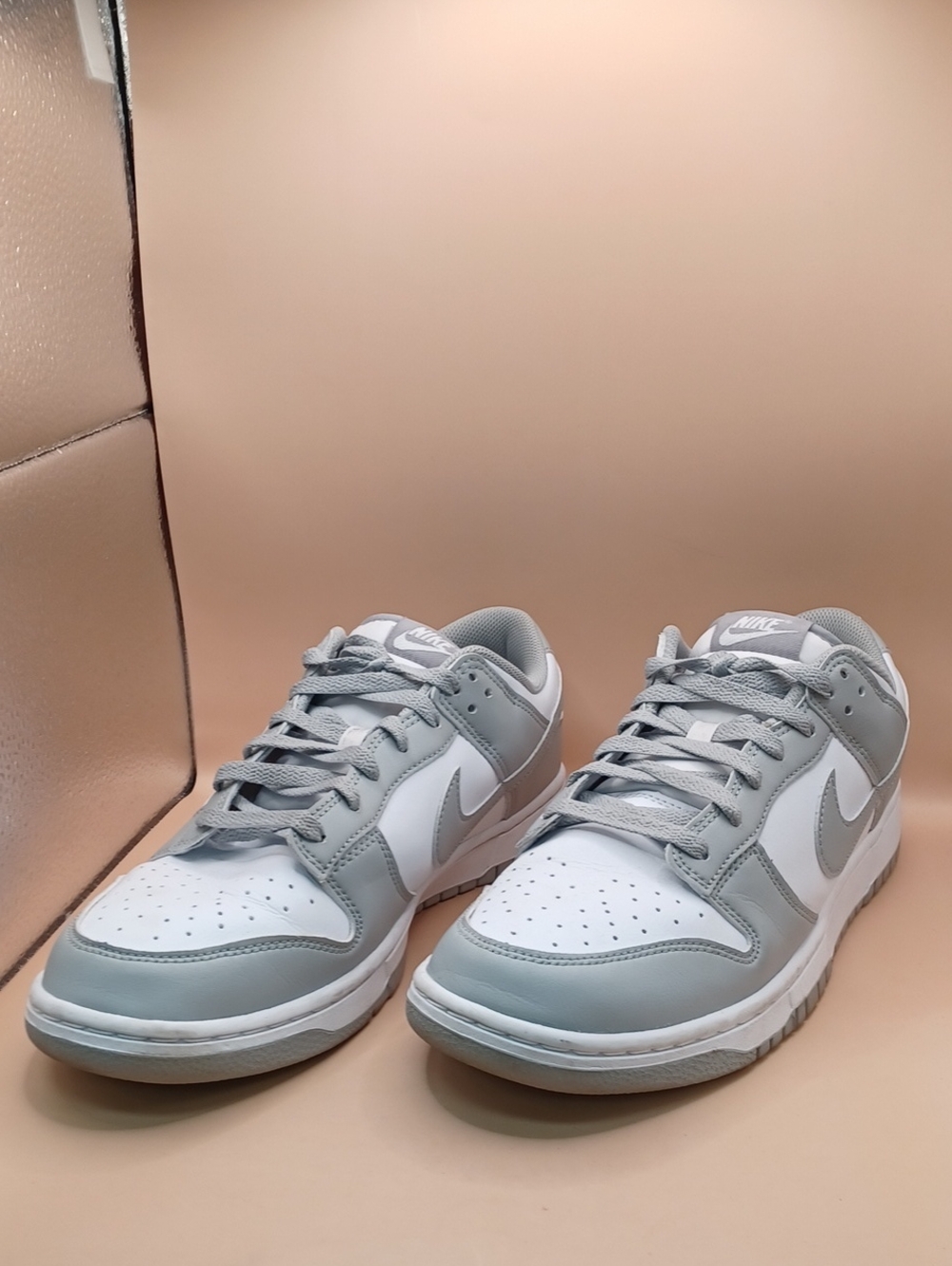 Pre-Owned Nike Dunk Low Retro Sneaker-Smoke Grey/White Men Sz 11.5 US HF5441-105